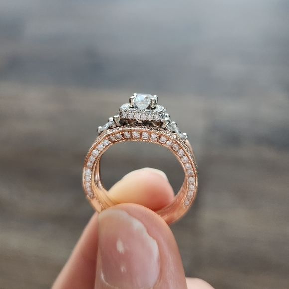 Neil Lane Engagement Ring with 2 Bands - Picture 3 of 10